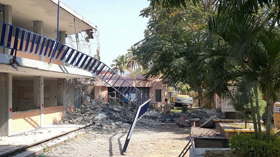 Inician trabajos de reconstrucción de la Preparatoria Número 4 de Jojutla
