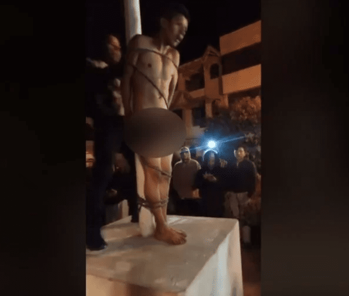 Tlaxcala: amenazan con quemar vivo a ladrón