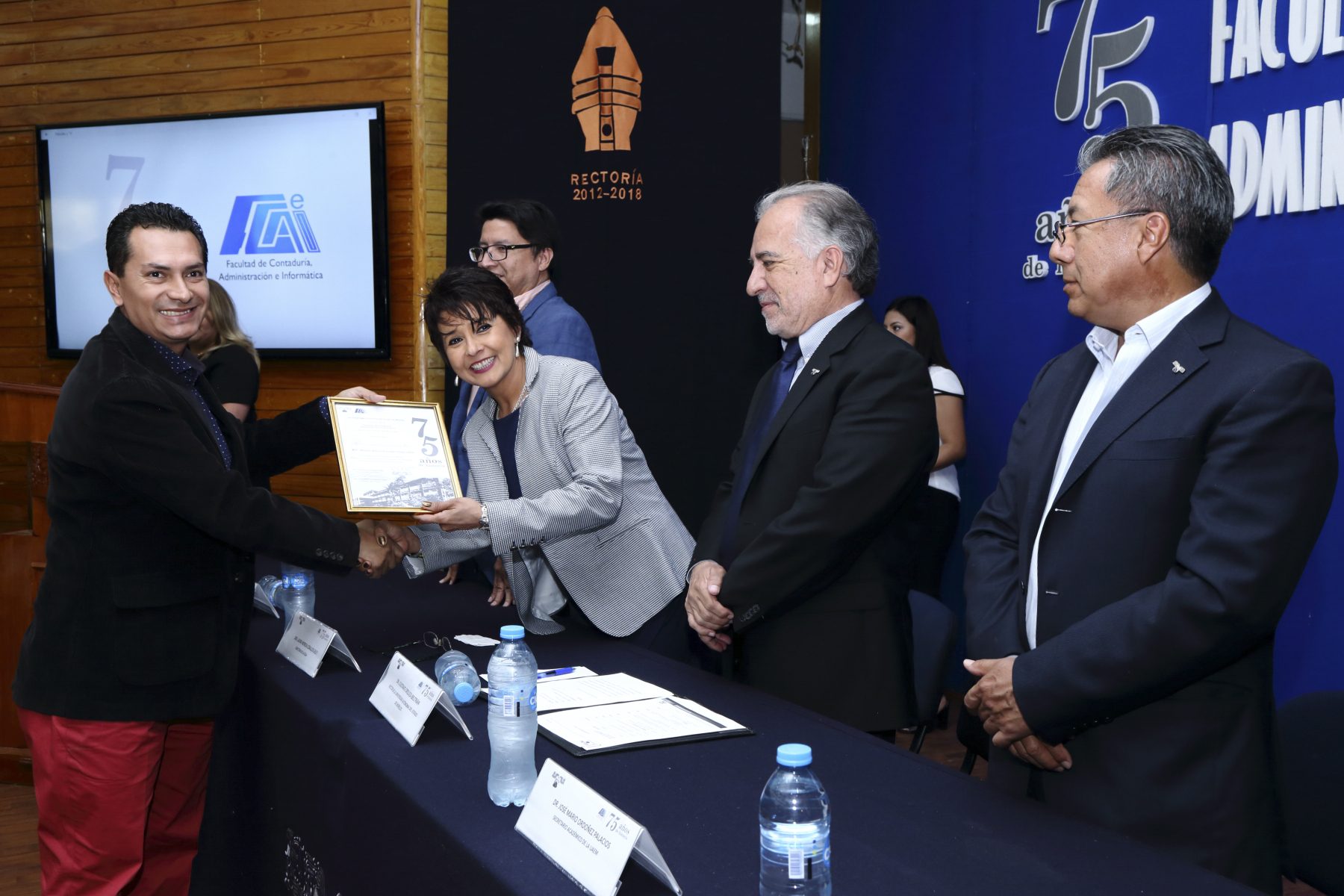 Celebra la Facultad de Contaduría, Administración e Informática 75 años de fundación