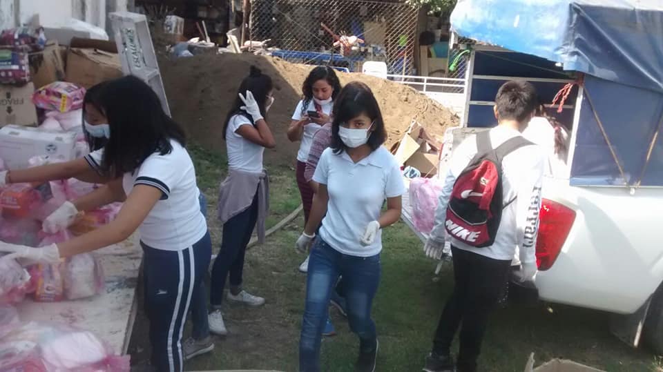 Continúa Preparatoria de Jojutla con apoyo a comunidades afectadas por sismo