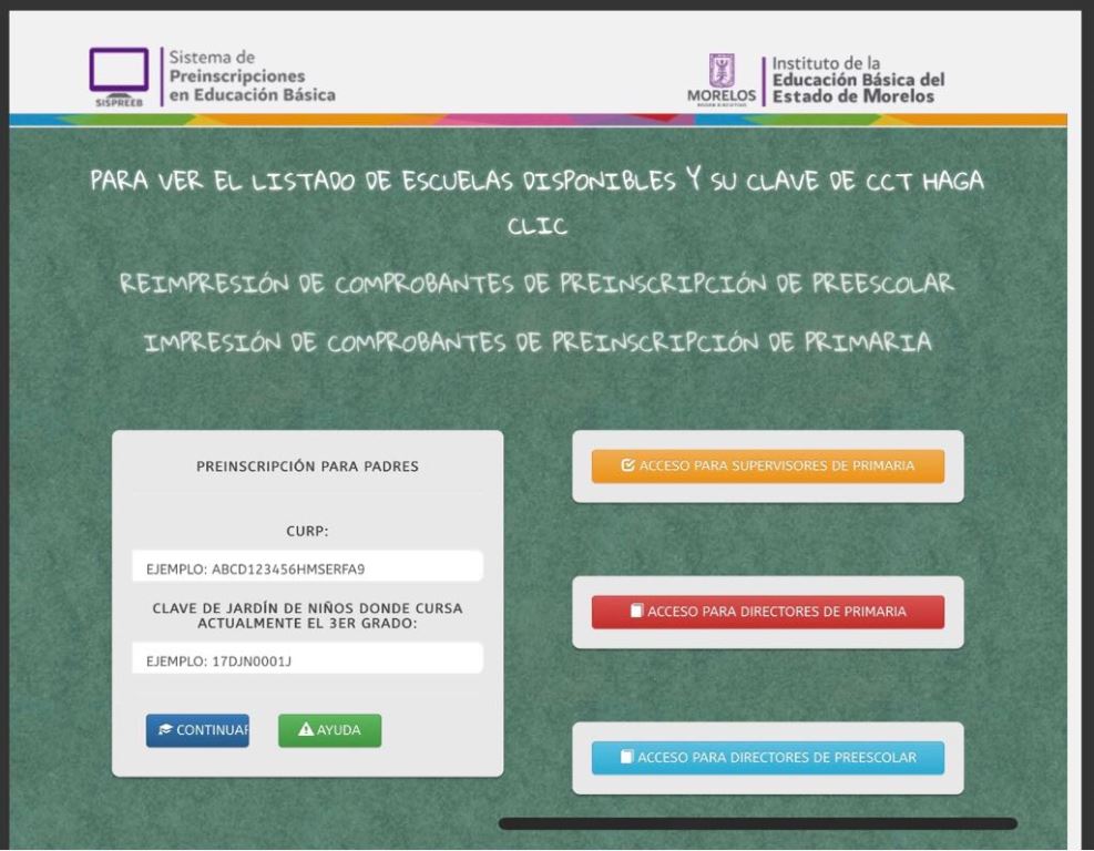 Arrancan preinscripciones en primaria
