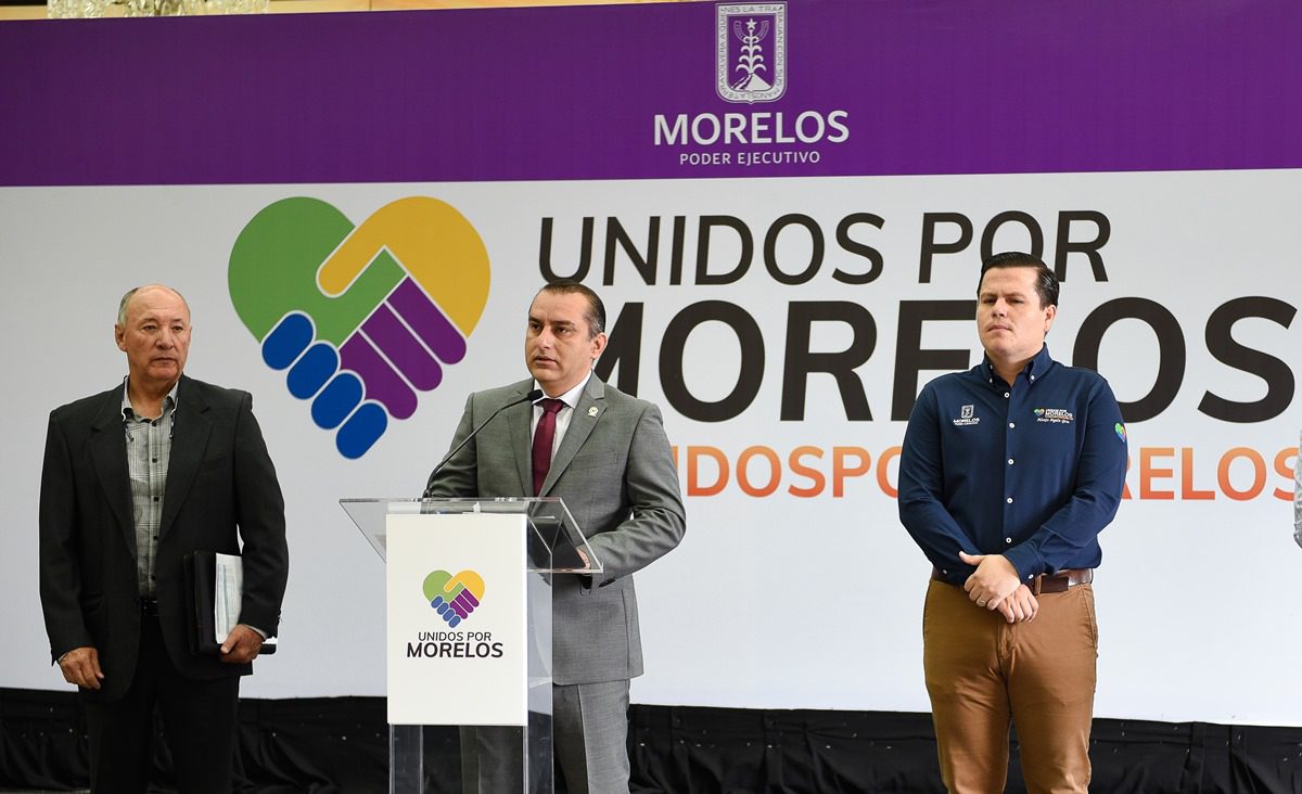 En la reconstrucción de Morelos vamos todos Unidos sin Filiaciones