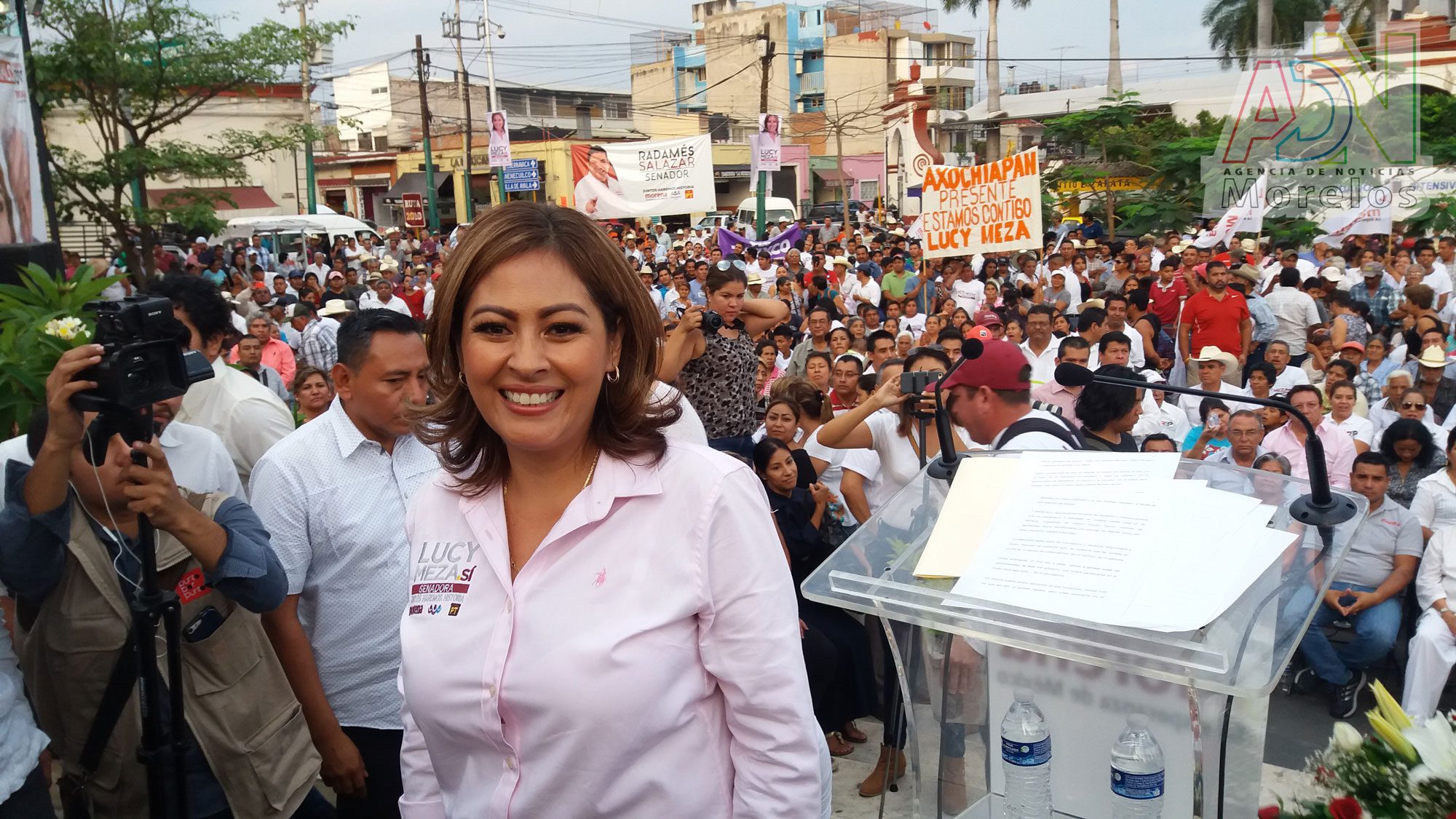 Inicia Lucía Meza campaña electoral
