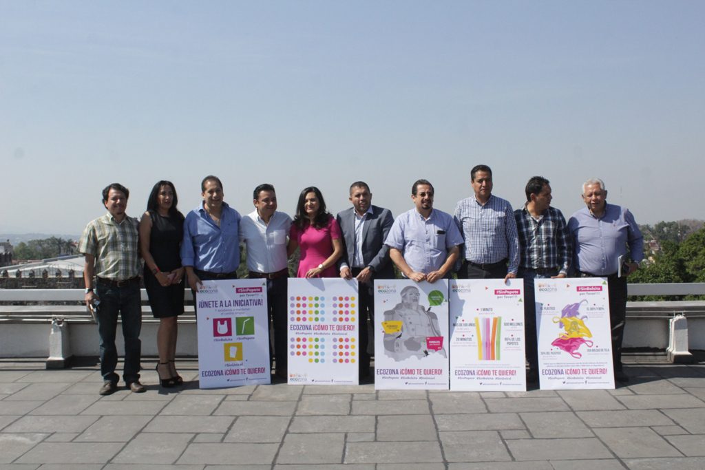 Promueve Ecozona campaña para evitar uso de popotes, bolsas y unicel