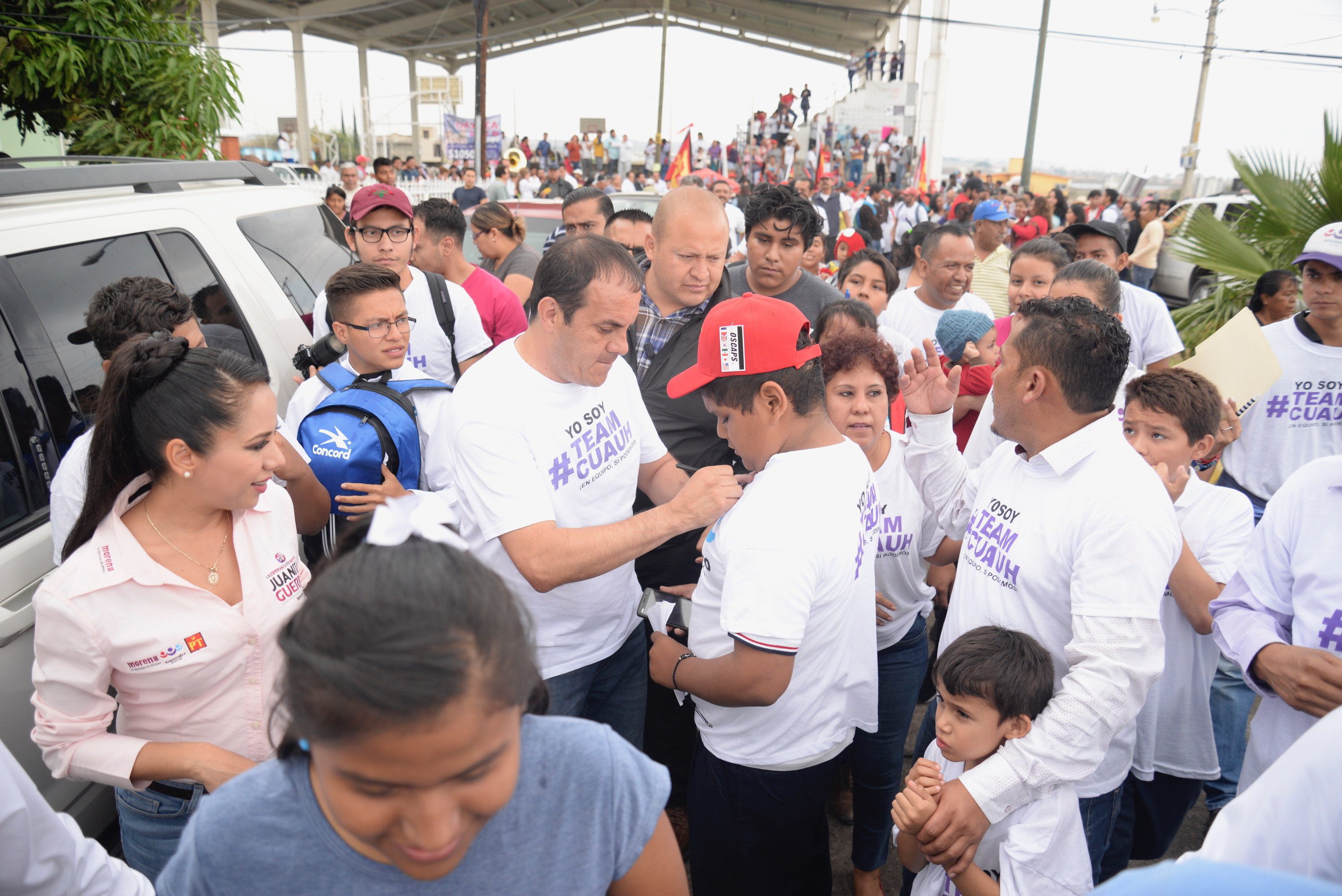 Visita Cuauhtémoc Blanco Tetelcingo