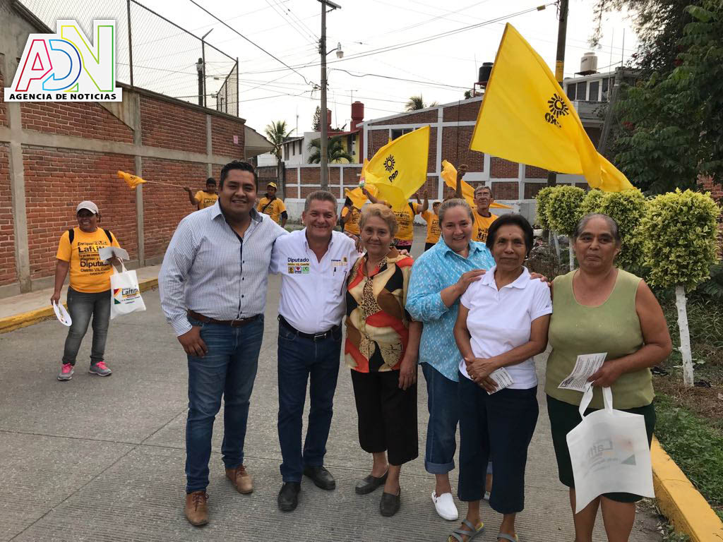 Enrique Laffitte Breton en campaña por Cuautla