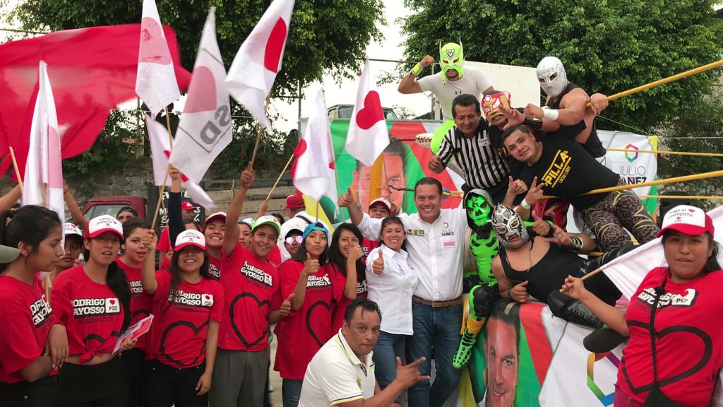 Luchadores abandonan  a Bolaños para sumarse a la campaña de Julio Yáñez