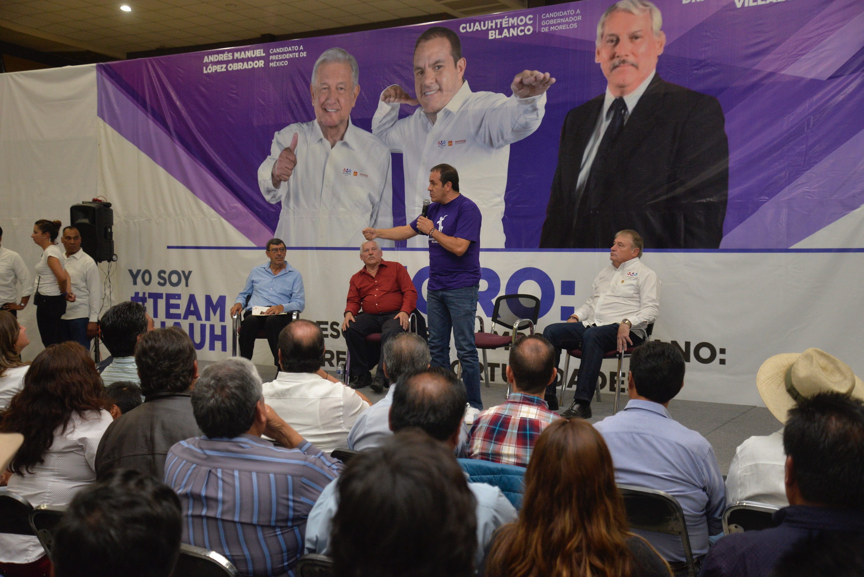 Asegura Cuauhtémoc Blanco que habrá créditos para impulsar el desarrollo agropecuario