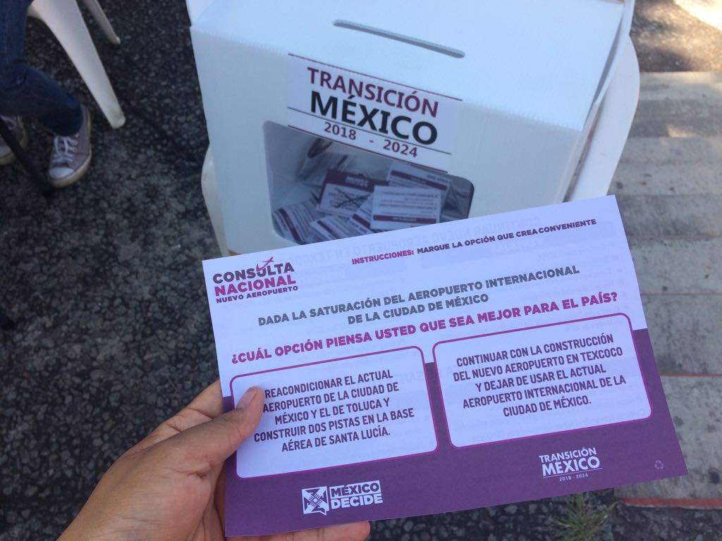 Consulta NAIM del 25 al 28 en puntos de Morelos