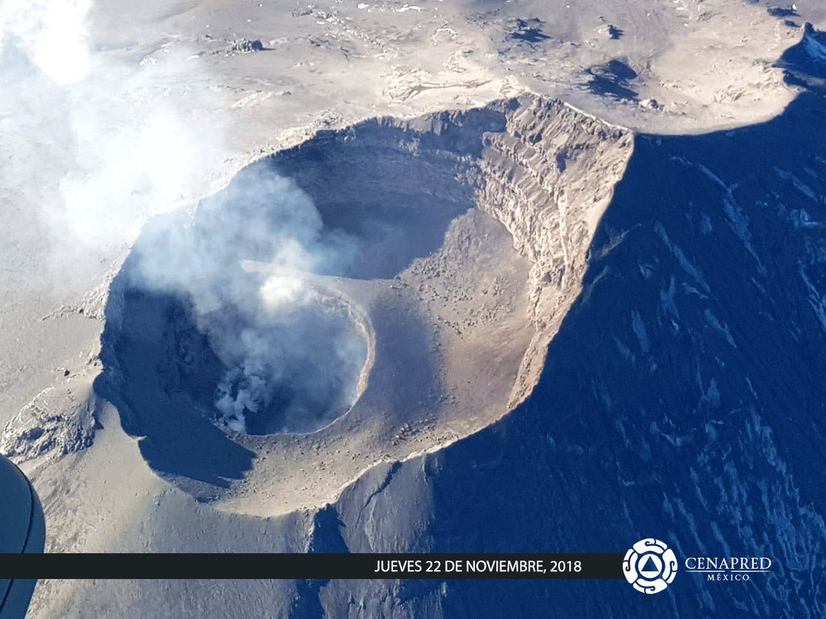 El Popocatépetl tiene un nuevo domo de 250 metros