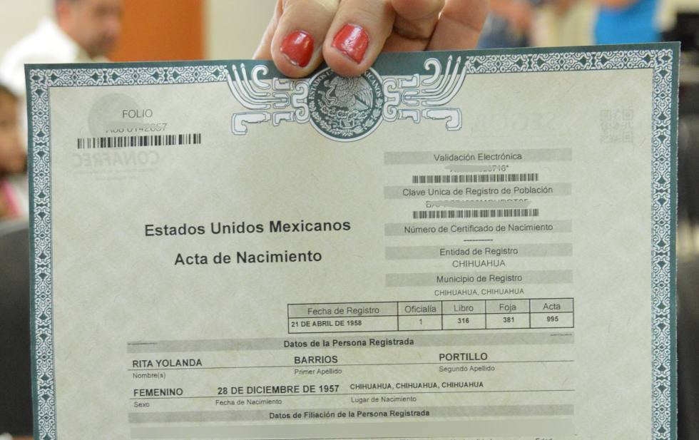 En CDMX ya no pedirán acta de nacimiento renovada