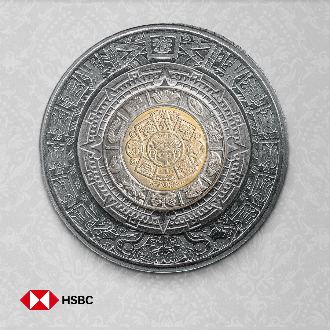 Todas tus monedas forman el Calendario Azteca