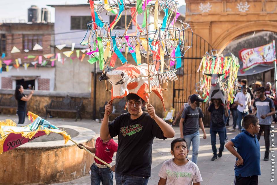 Festejan Día de los Tiznados en Tepoztlán