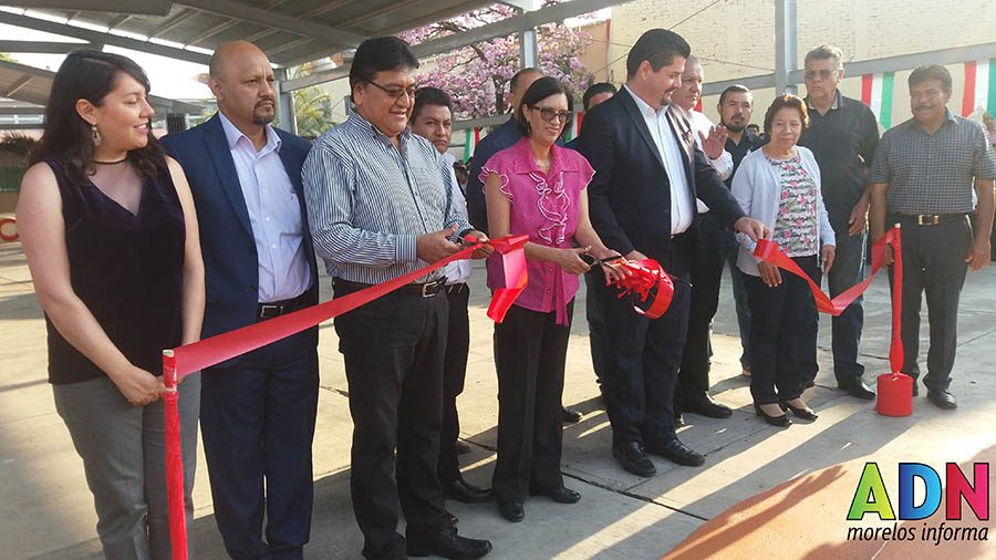 Fue inaugurada el Asta Bandera en la primaria de Cuautla