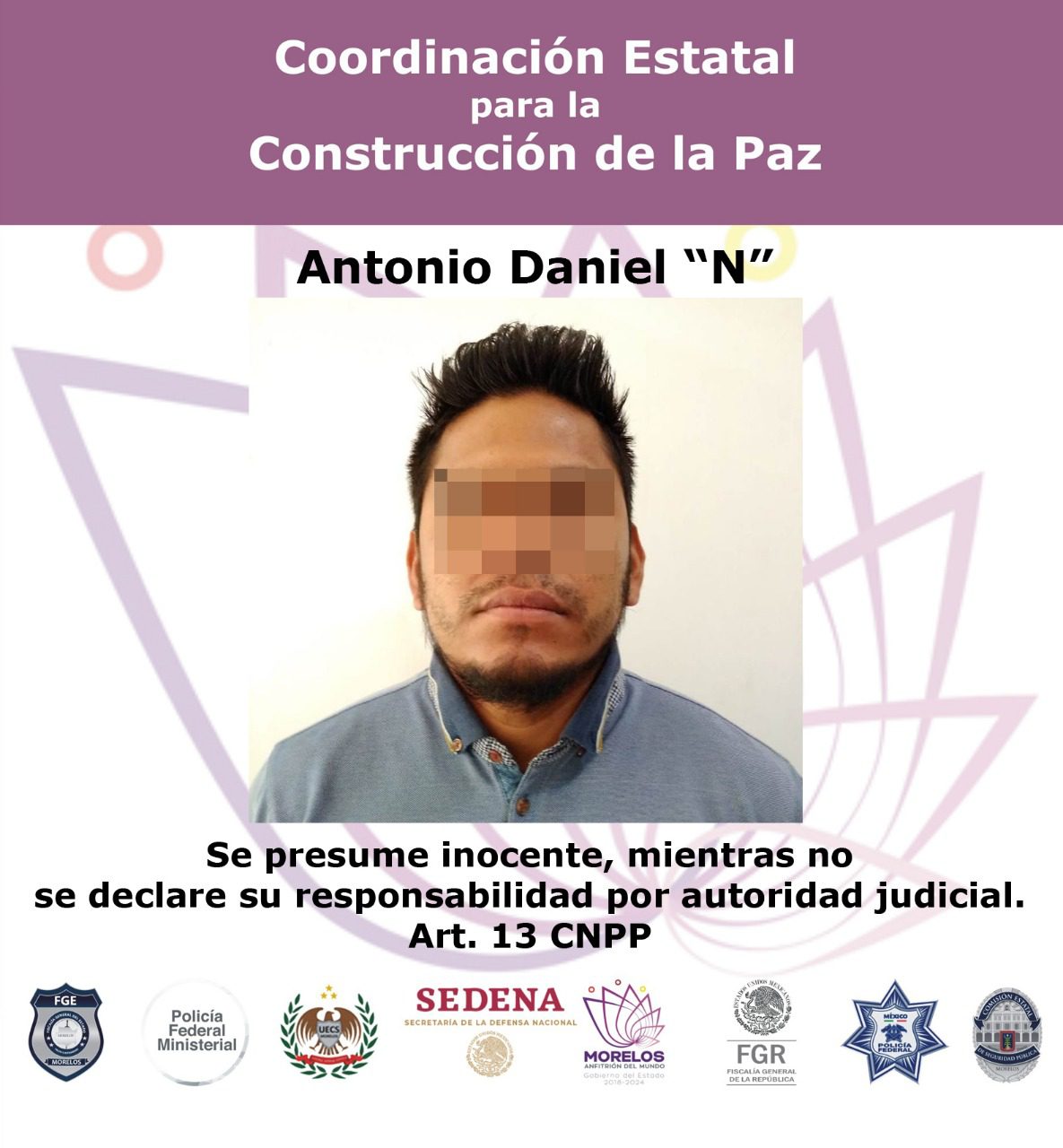 Padre a la cárcel por no cumplir con la pensión alimenticia en Cuautla