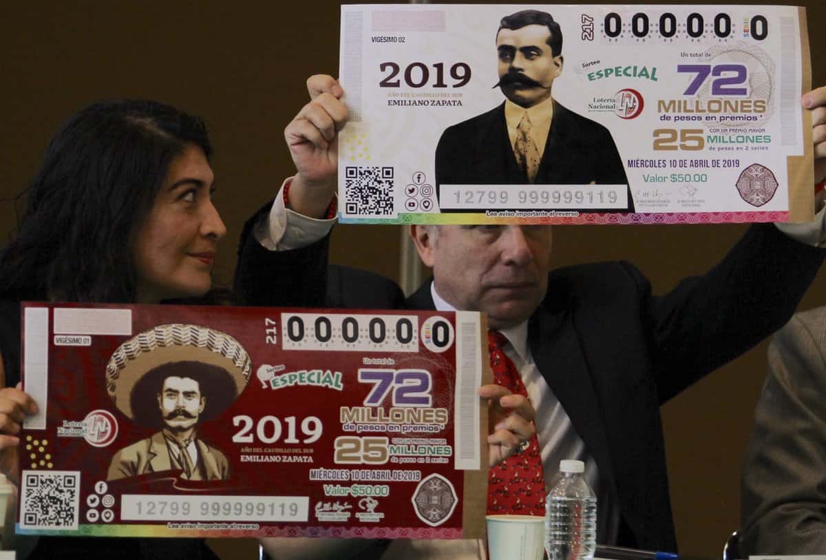 Habrá estampilla y billete de lotería de Emiliano Zapata