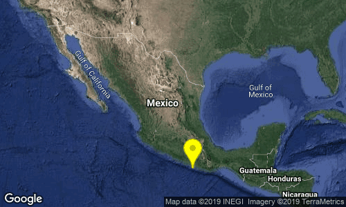 Se registra sismo de magnitud preliminar 5.7 en Ometepec