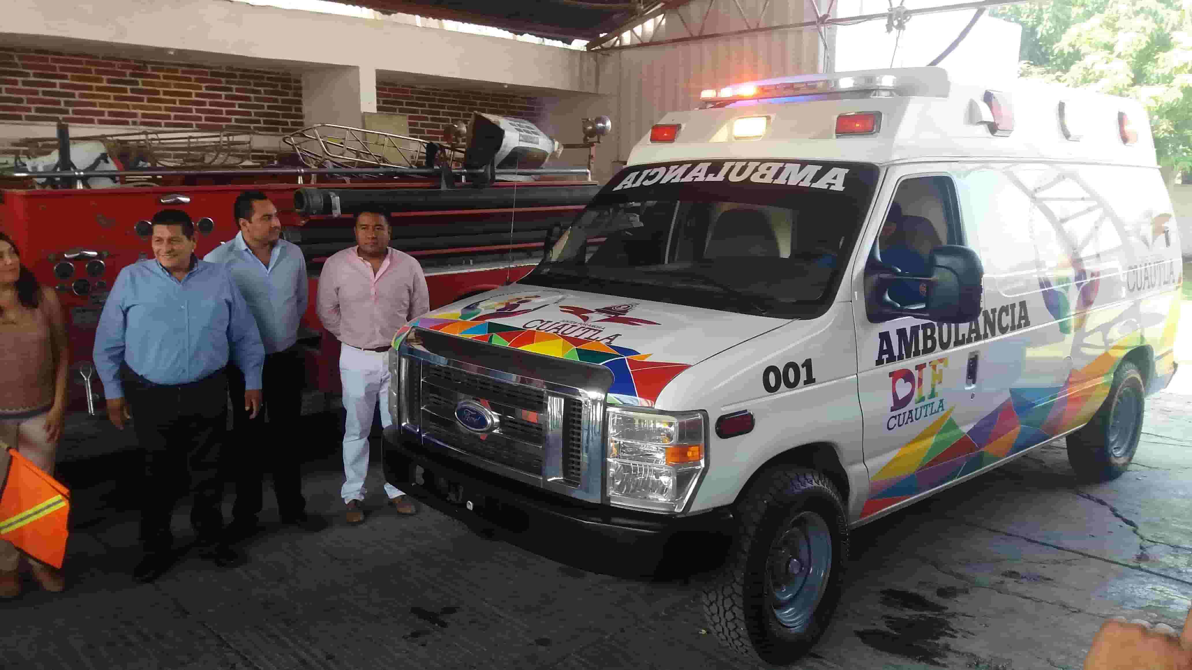 Cuautla tiene nueva ambulancia para emergencias