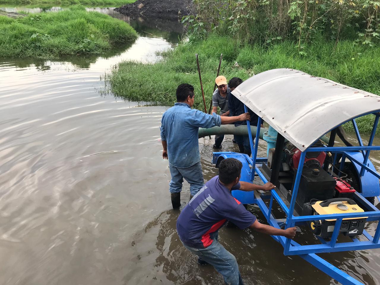 Liberan acumulación de agua en la Laguna Seca de Jiutepec