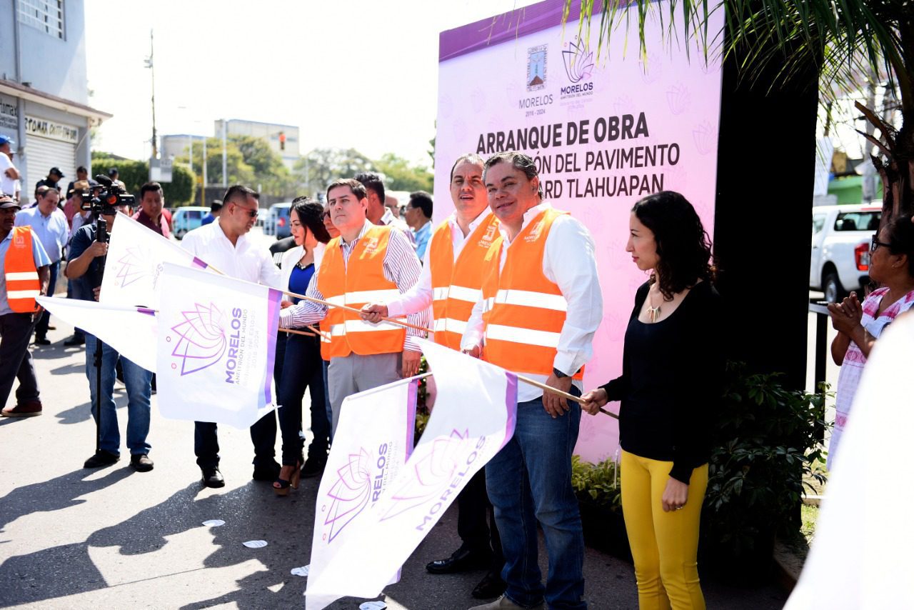 Inicia pavimentación de calles en Jiutepec