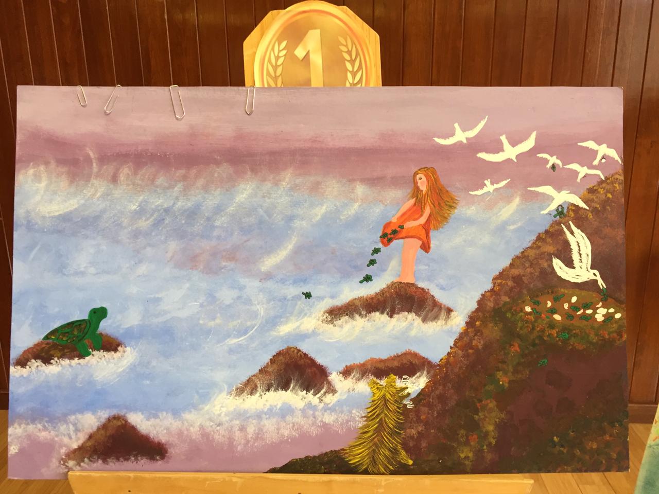 Presentan dibujo ganador de concurso ‘El Niño y la Mar’