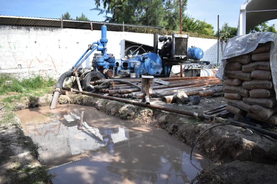 Inicia perforación de pozo de agua en la Joya del Agua en Jiutepec
