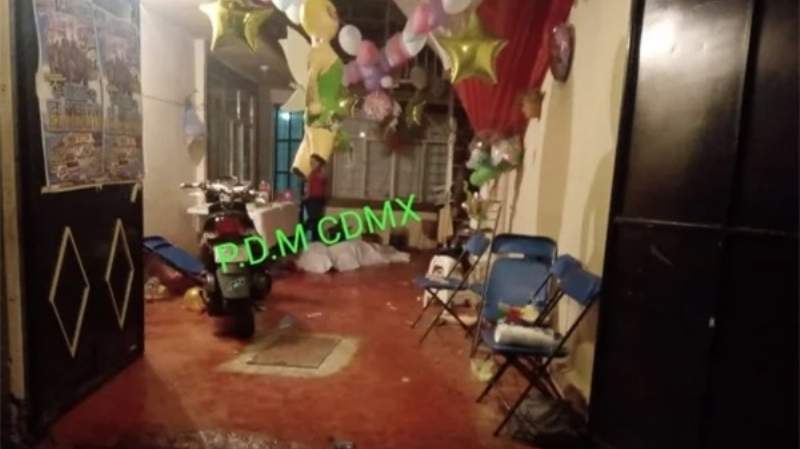 Rafaguean a niños en fiesta infantil
