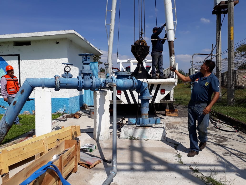 Ayala intala 5 bombas para suministrar agua potable a ciudadanos