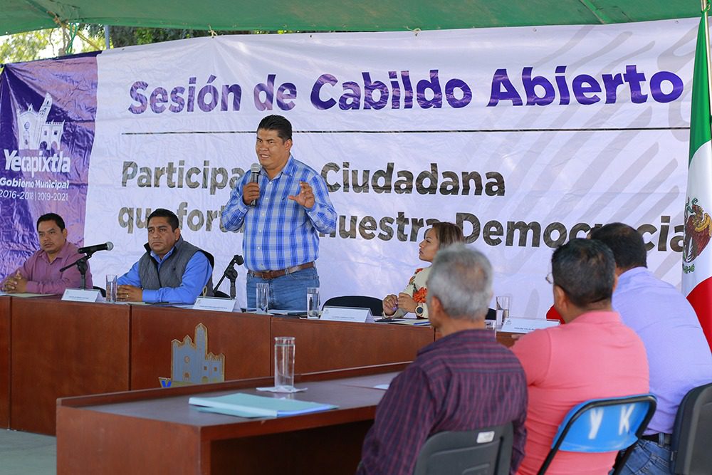 Realizan cabildo abierto en Mexquemeca, Yecapixtla