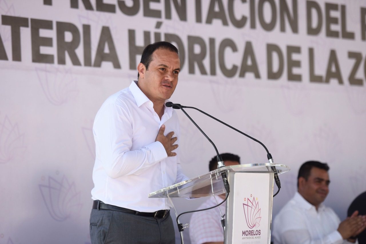 Cuauhtémoc Blanco anuncia inversión en zona metropilitana de Morelos