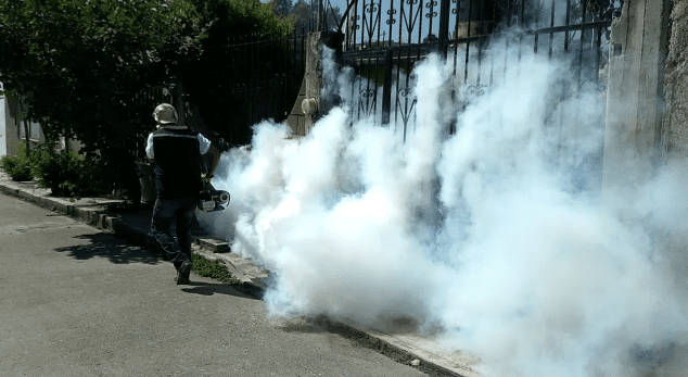 Realiza jornada de fumigación contra el dengue en Jiutepec