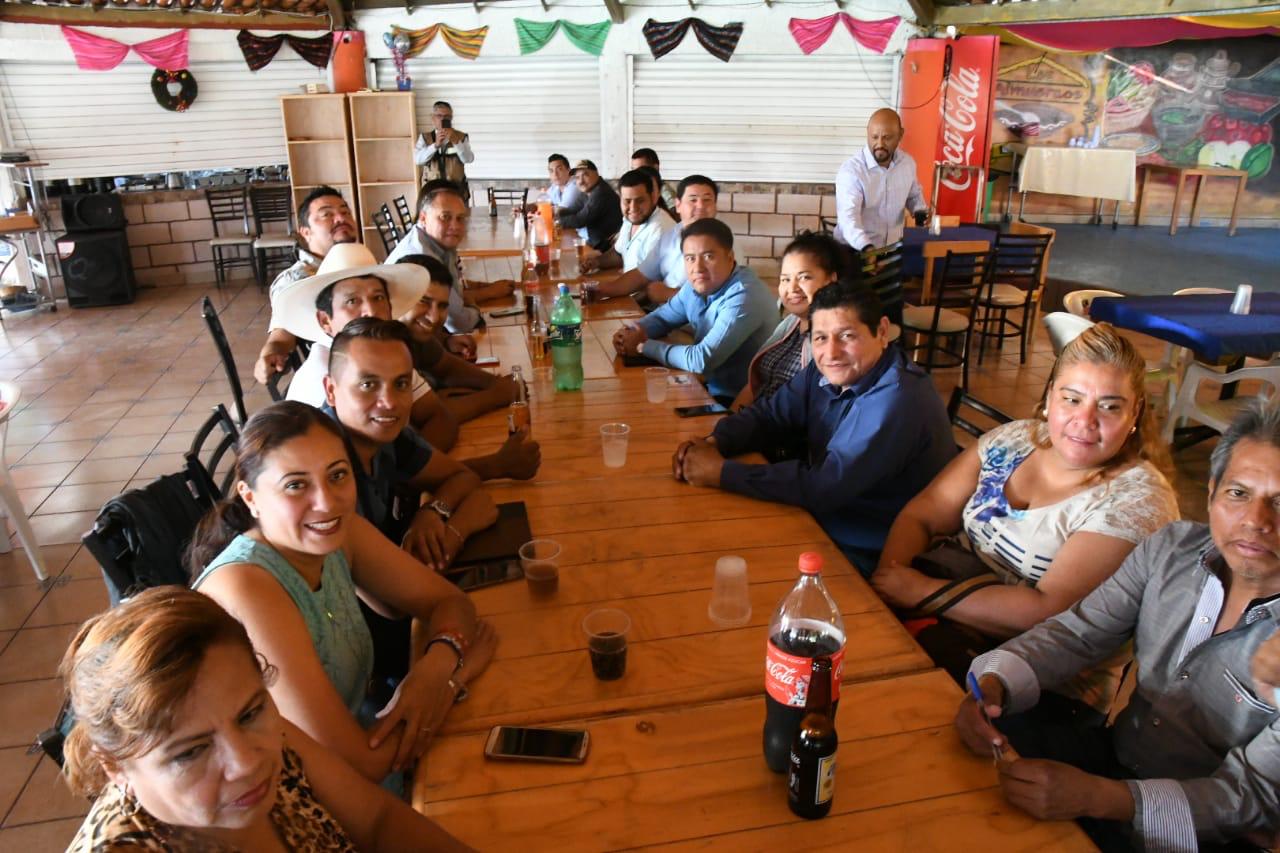 Alcalde de Cuautla refrenda coordinación con ayudantes