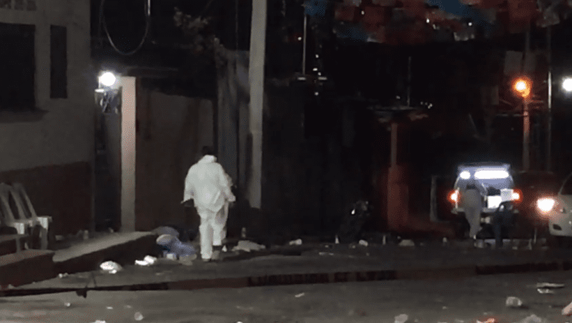Asesinan a 2 hombres en pleno festejo de la Virgen de Guadalupe