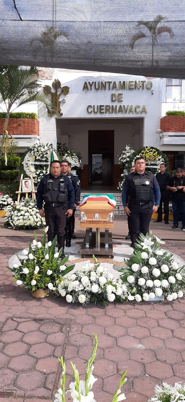 Despiden a Soar Nova, policía de tránsito caído en cumplimiento de su deber