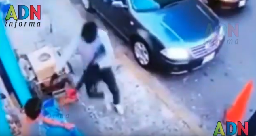Difunden VIDEO del ataque a hombre en la Satélite, Cuernavaca