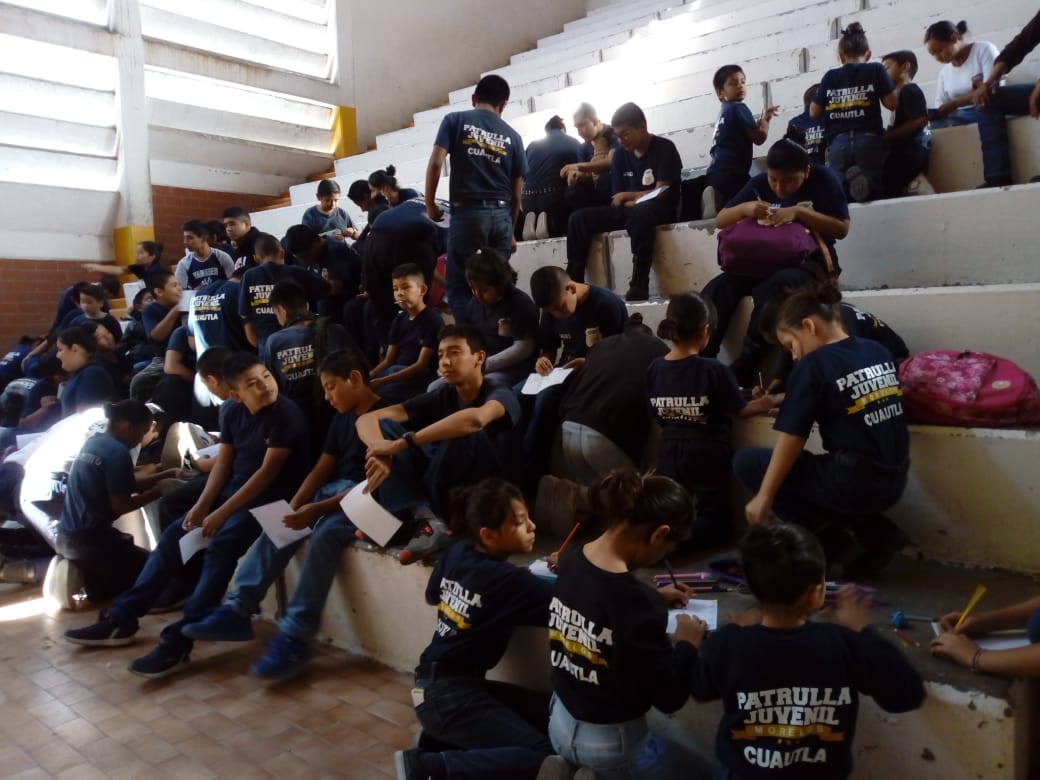 Trabajan en vinculo familiar de la Patrulla Juvenil de Cuautla