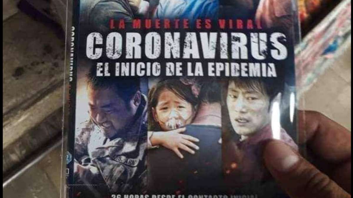 ¡Ingenio mexicano! en Tepito venden película del CORONAVIRUS