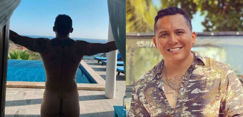 Edwin Luna posa desnudo para complacer a sus fans