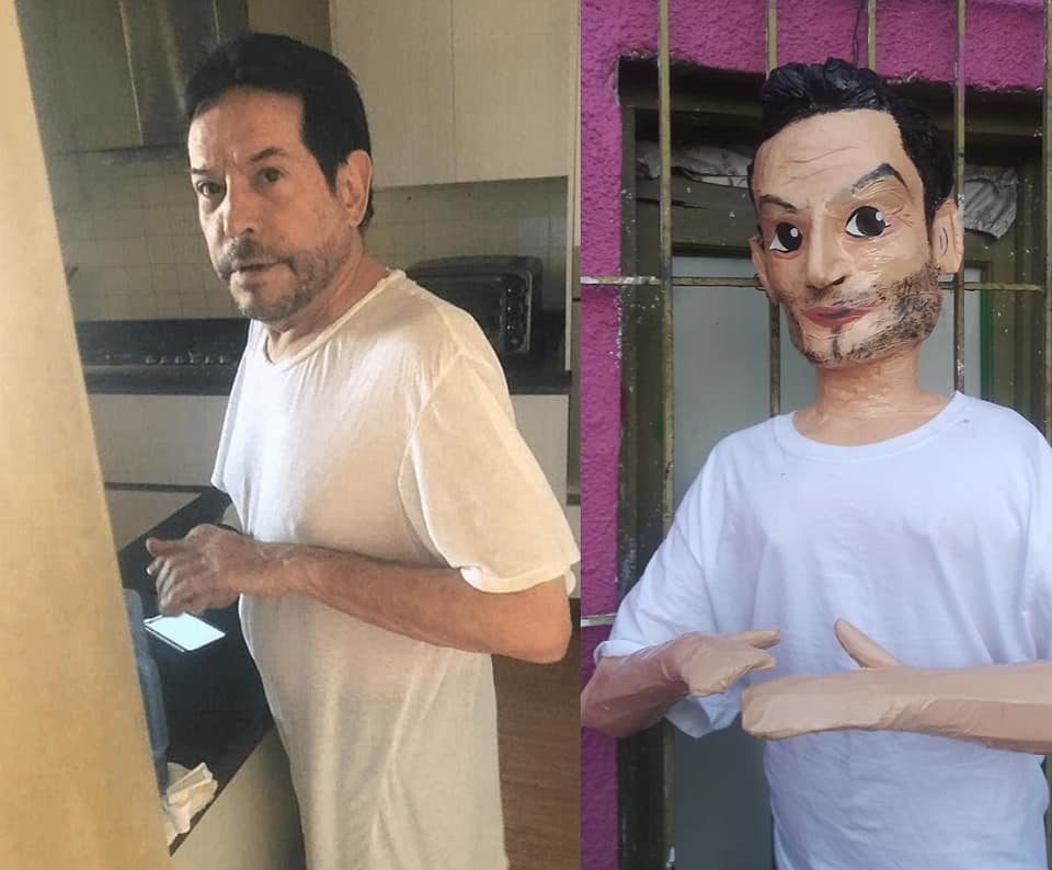 Crean piñata de Pepillo Origel con hombre en calzones