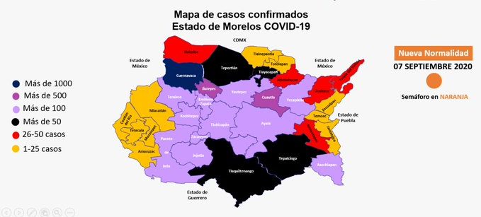 Morelos podría pasar a SEMÁFORO AMARILLO la próxima semana