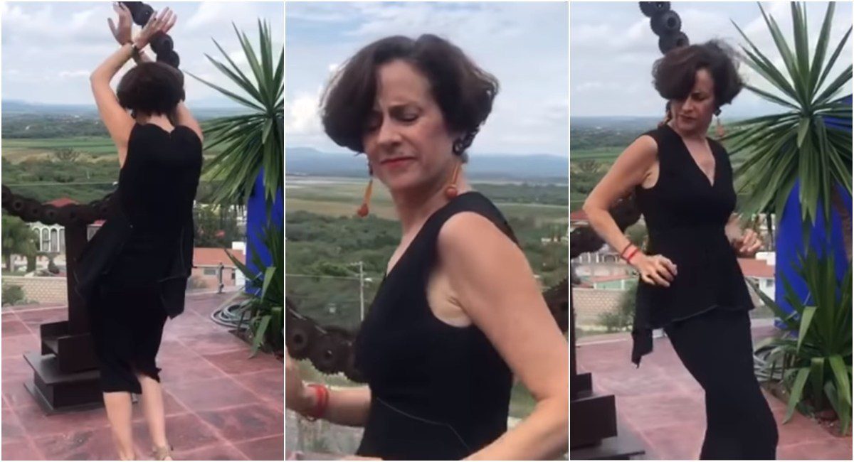 Denise Dresser, cumple reto y baila al ritmo de Maluma