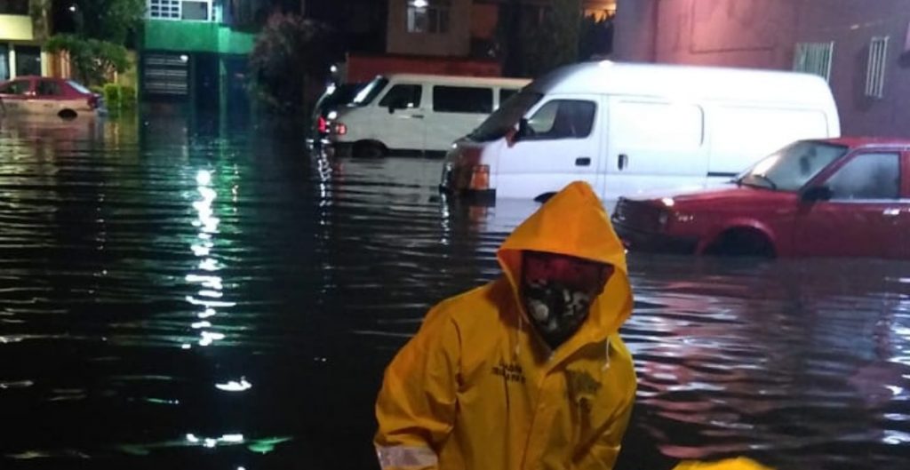 Lluvias intensas activan la Alerta Purpura en la CDMX