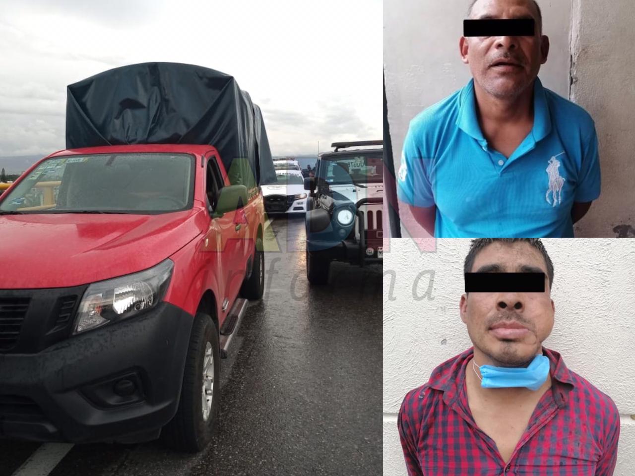 Detienen a sujetos que robaron camioneta en Cuernavaca