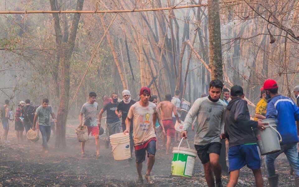 Por incendios, el Congreso de Paraguay declara emergencia nacional