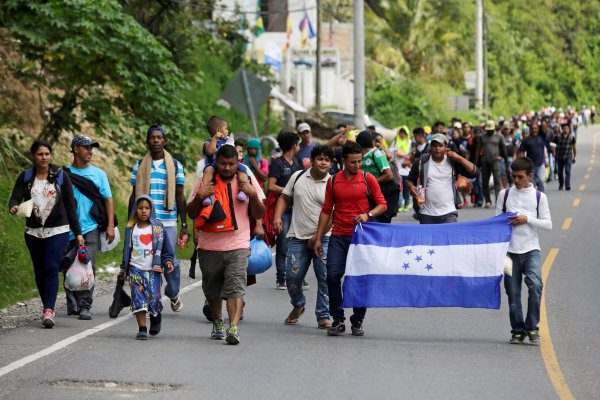 En pandemia sale nueva caravana de honduras rumbo a México