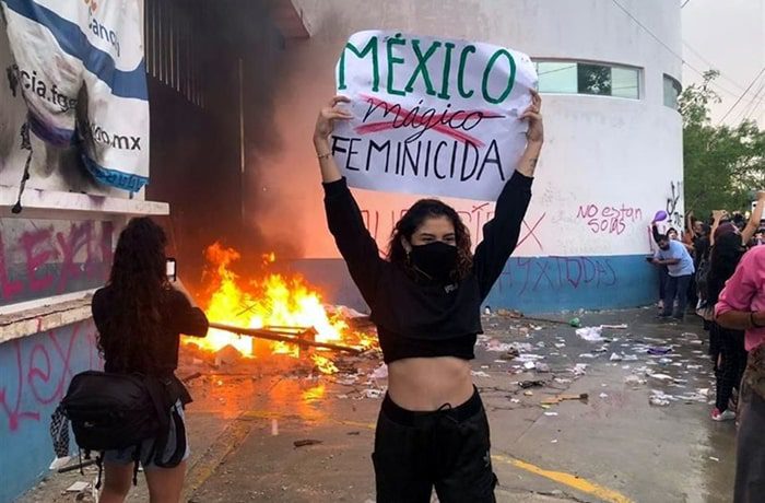 Mujeres detenidas en Cancún durante la protesta fueron víctimas de violencia sexual
