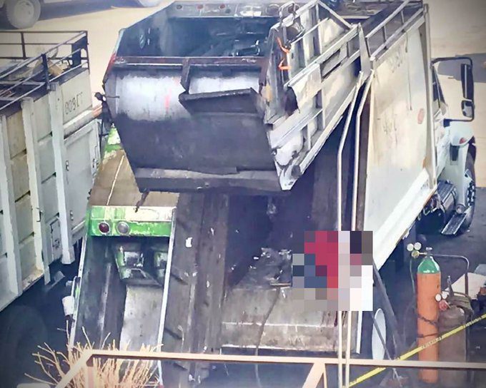Muere prensado en camión trabajador de limpia de la CDMX