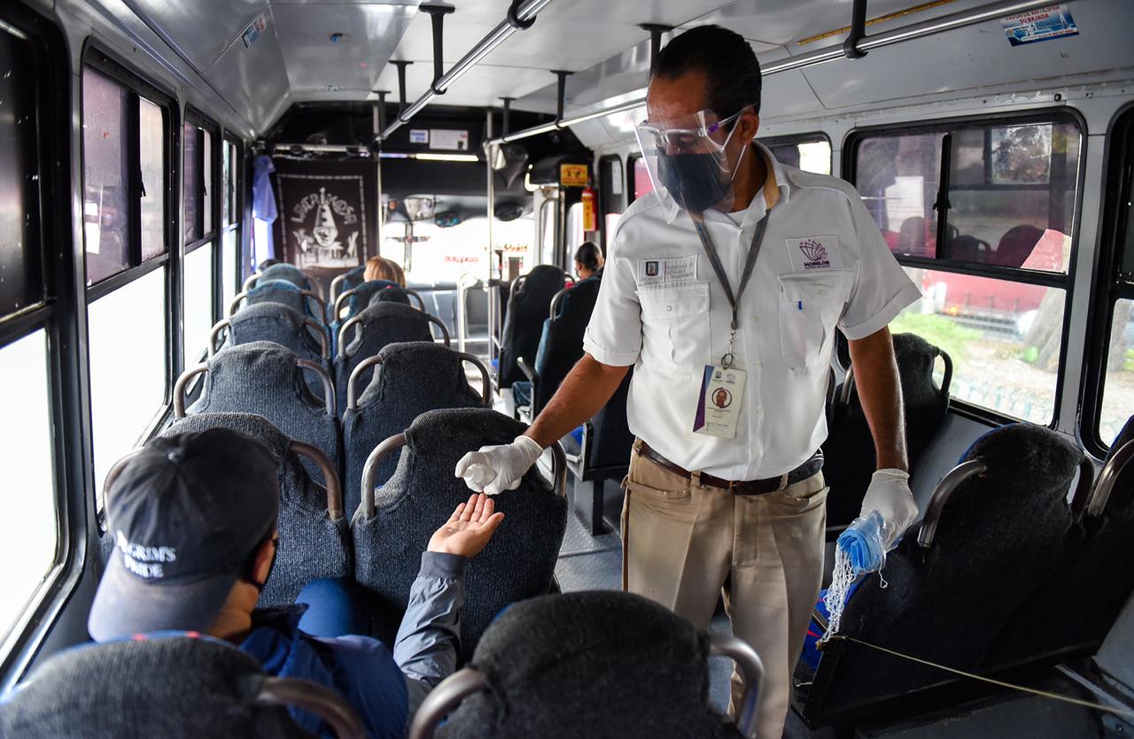 Siguen operativos en transporte público de Morelos