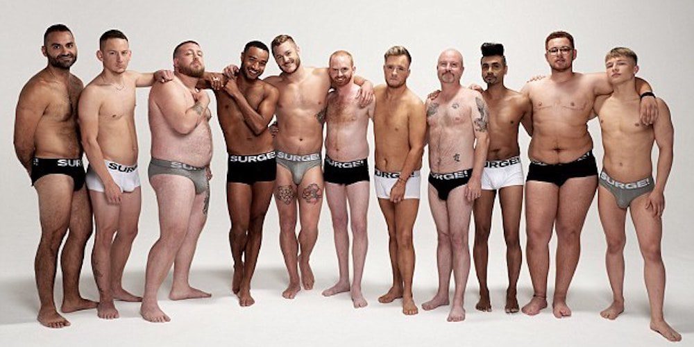 Marca de ropa interior masculina lanza campaña “Body positive”