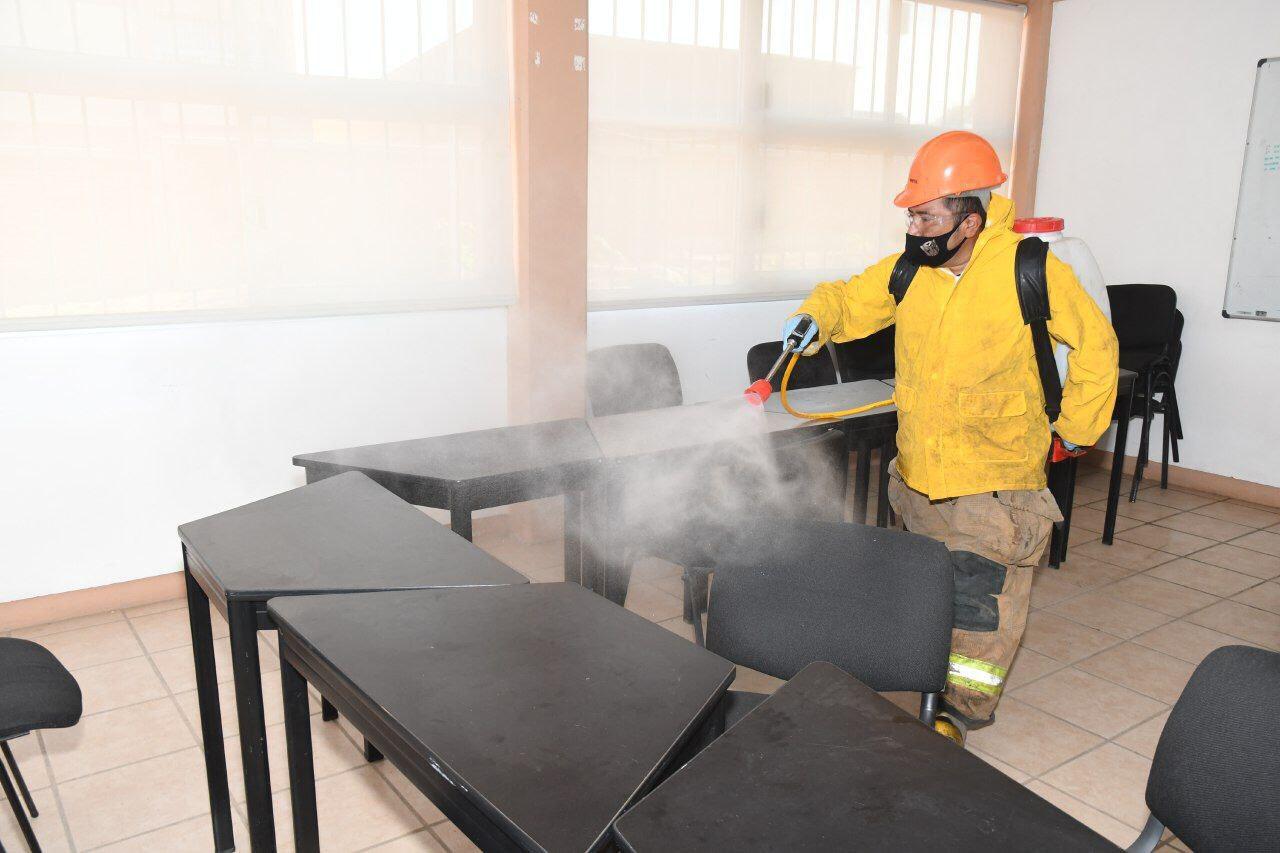 Realizan segunda campaña de desinfección en espacios educativos de Cuautla
